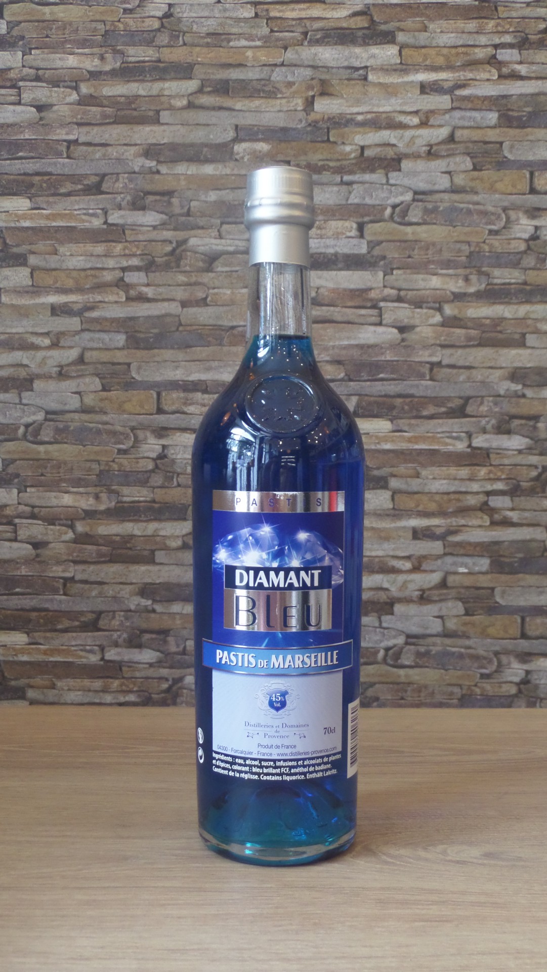 Vente en ligne - Diamant Bleu Pastis de Marseille 70cl